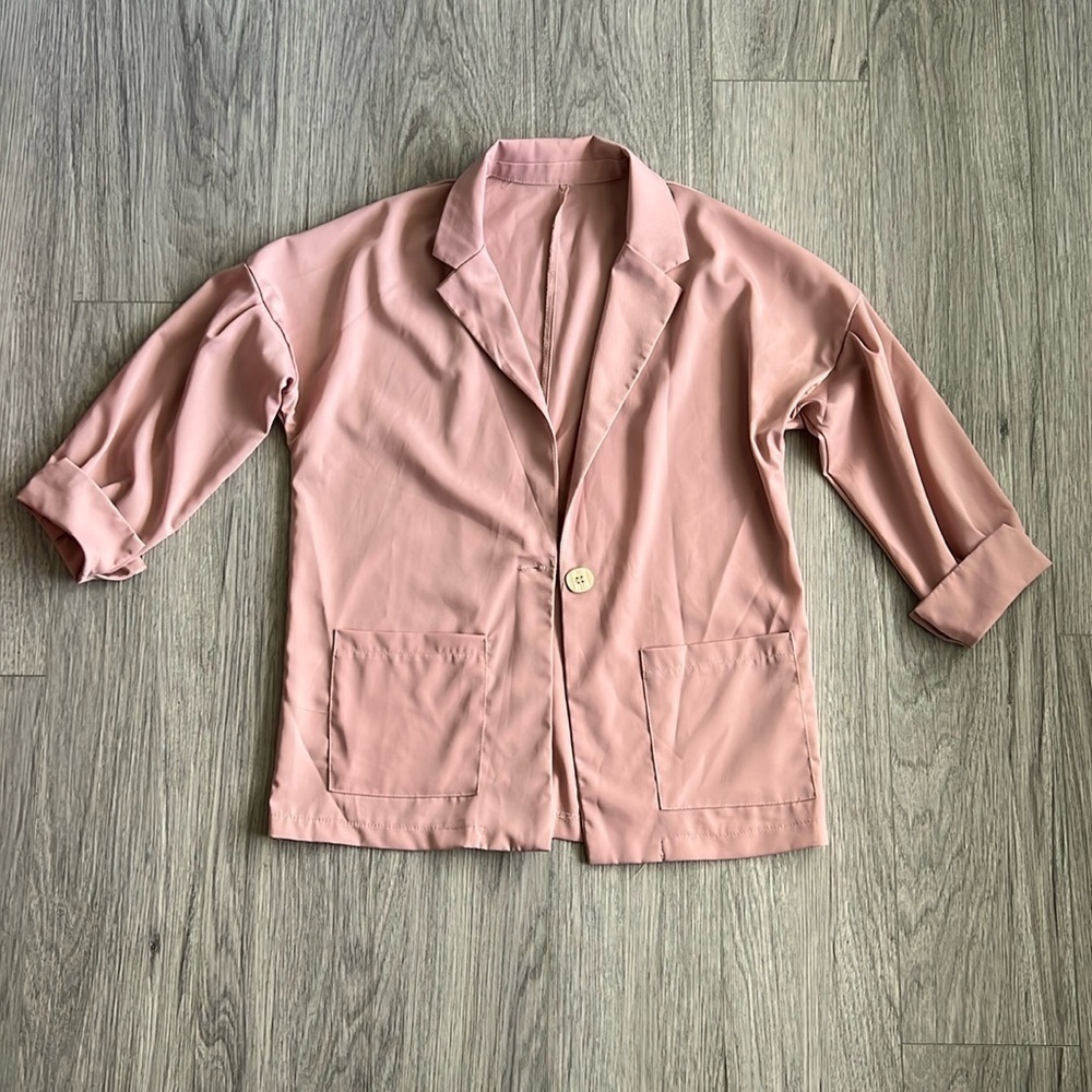 SHIEN Pink Mauve Blazer Size S